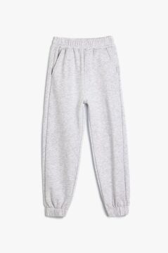 Koton Kız Çocuk Basic Jogger Eşofman Altı Beli Lastikli