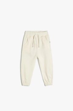 Koton Kız Bebek Basic Jogger Eşofman Altı Beli Lastikli Pamuklu